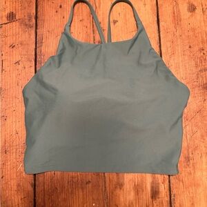 Old Navy Active Dark Green Halter Top